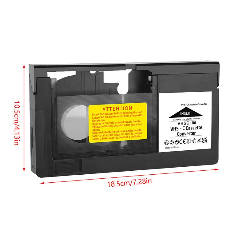 محول صندوق تحويل شريط فيديو VHS إلى VHSC (غير متوافق مع MiniDV/Hi8) - Image 4